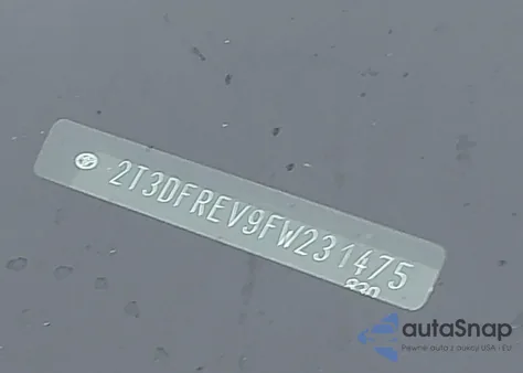 2015 Toyota Rav4 Limited from USA, damaged, VIN 2T3DFREV9FW231475